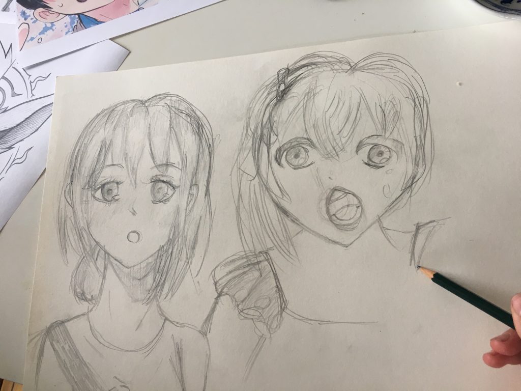 Zeichnen lernen Mangastudien Unterricht Teenager